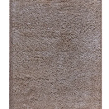 Polar Comfort rug a thick, fluffy beige rug with a soft and plush texture