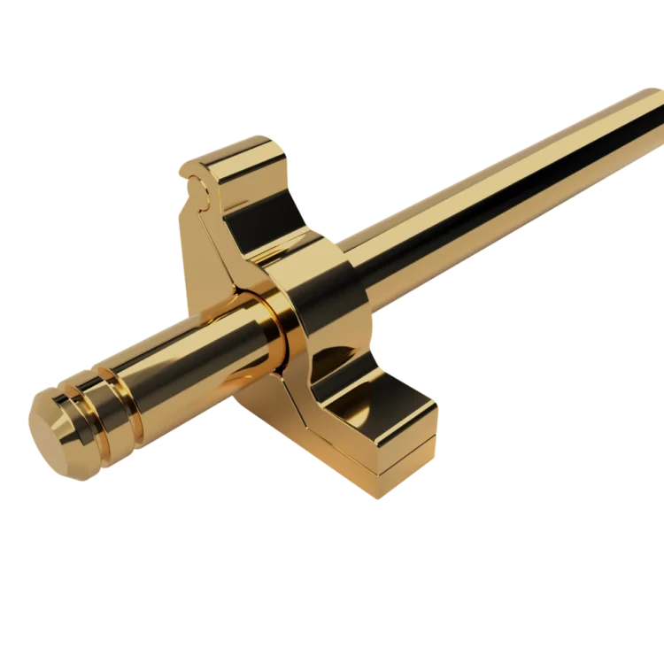 10mm Solid Brass Stair Rods and Brackets