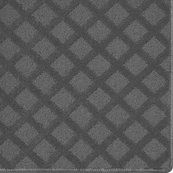 Ibiza Isles Rug silver custom size carpet rug with mesh pattern and overlocked edges