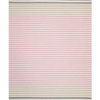 Beatrix Rug Multiple coloured striped handmade rug