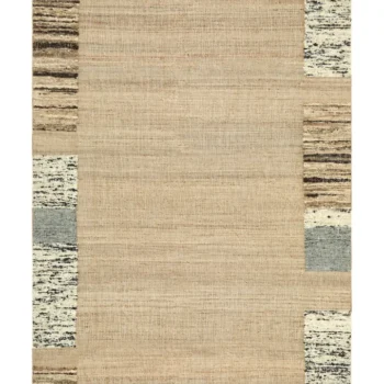 Peru Rug brown and grey abstract rug