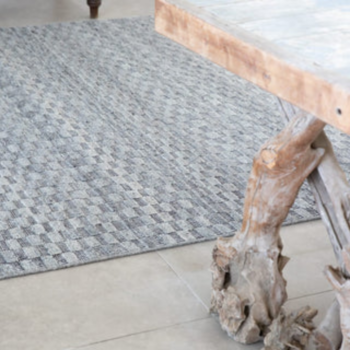 Stone rug with drift wood