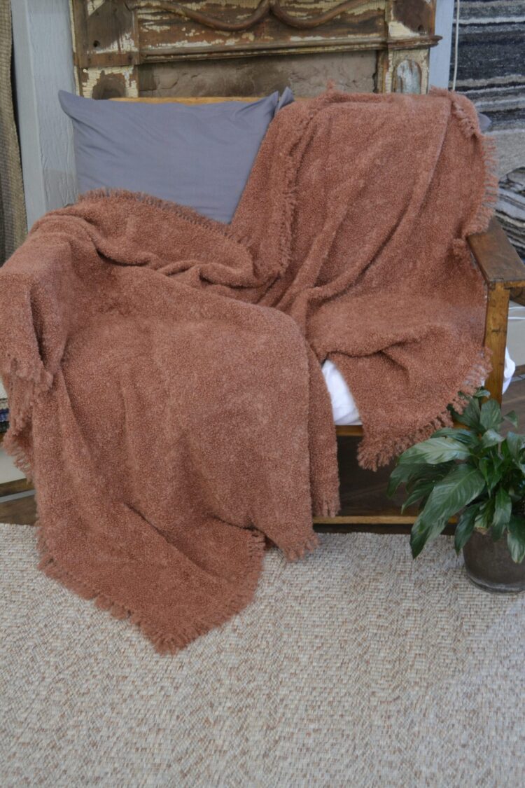 mohair throw blanket