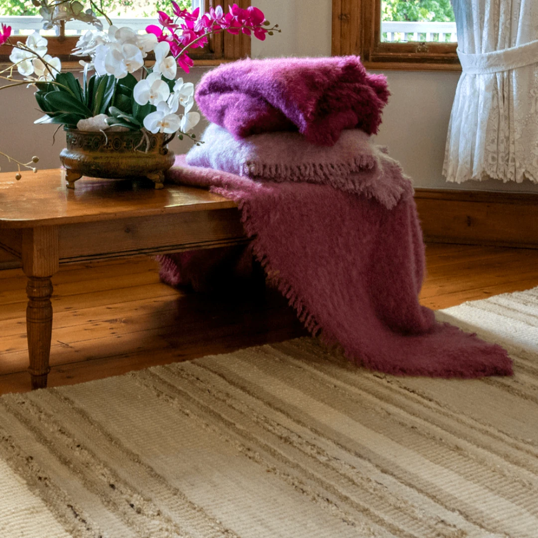 Pink Throw