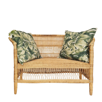 2 Seater Wicker Couch