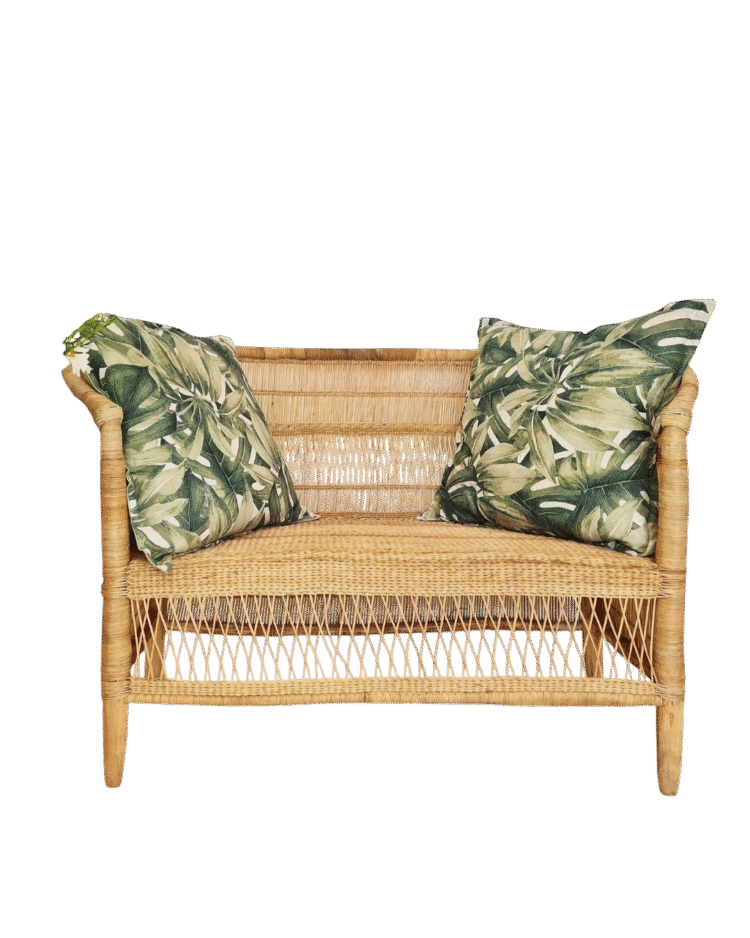 2 Seater Wicker Couch