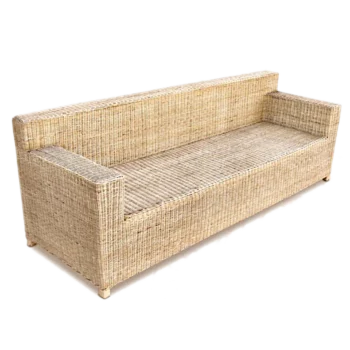 Wicker Box - 3 Seater Couch