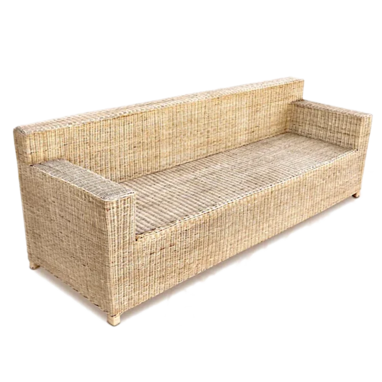Wicker Box - 3 Seater Couch