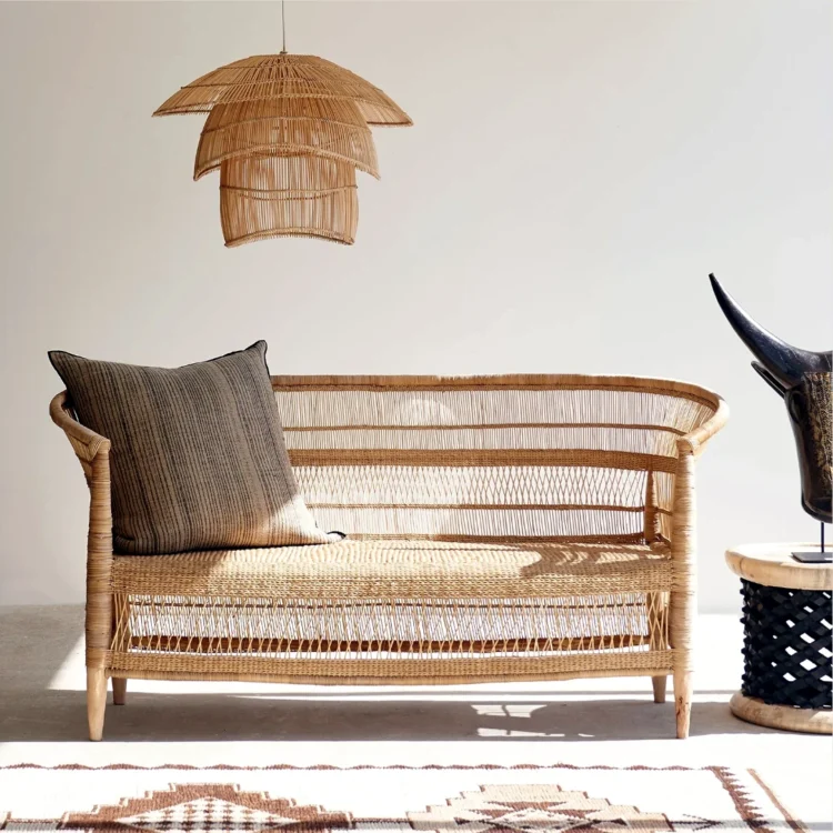 3 seater cane furniture