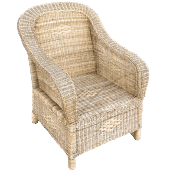 Single Seater Wicker Chair
