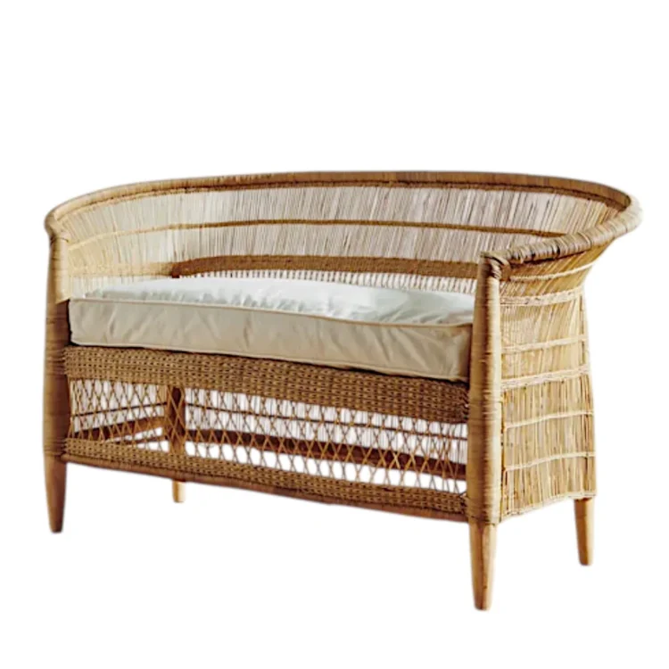 Traditional Wicker Couch twin seater