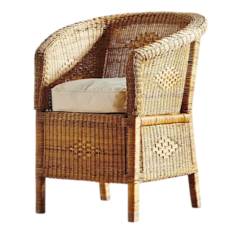Circle back chair side