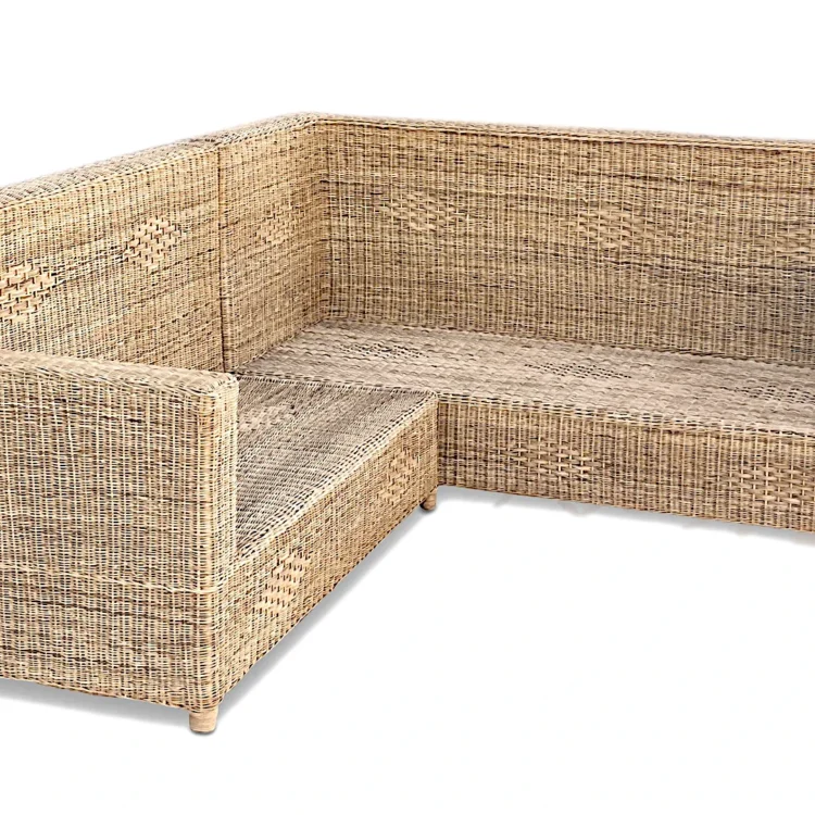Wicker Box Corner Couch