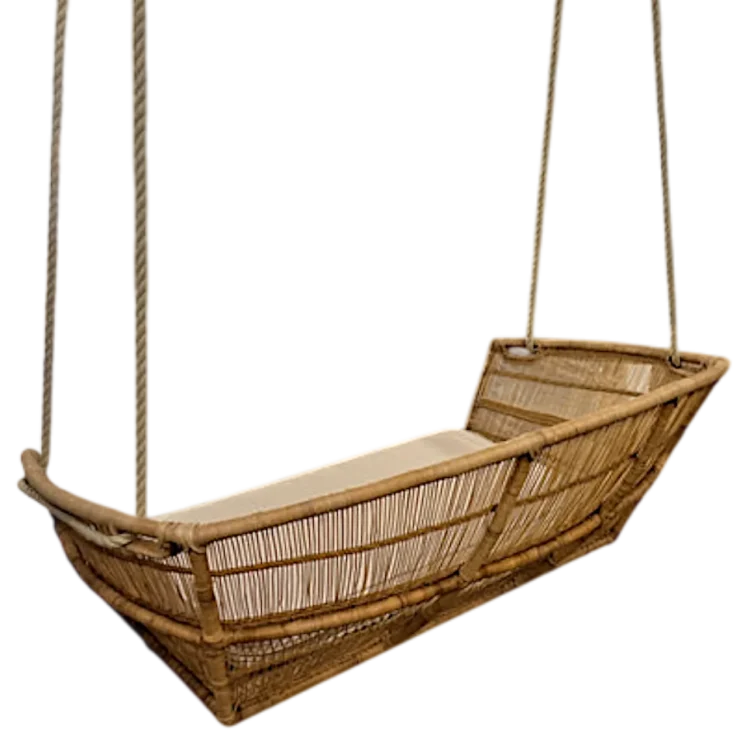 Wicker Hanging Loveseat