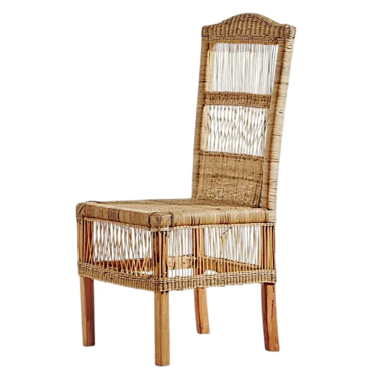 Wicker Dining Chair – Open Weave