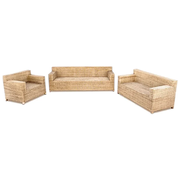 Wicker Box Lounge Set 3