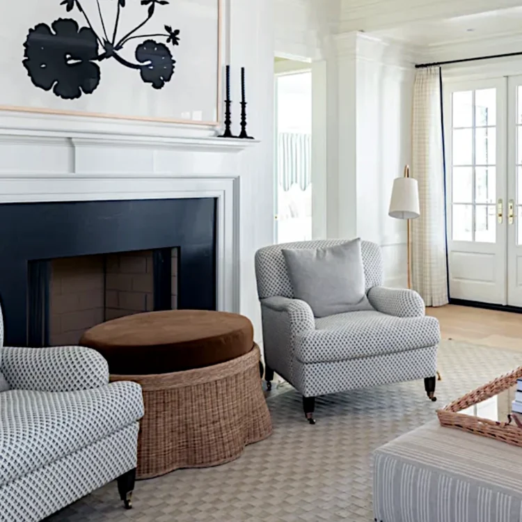 Scalloped Coffee Table with cushion